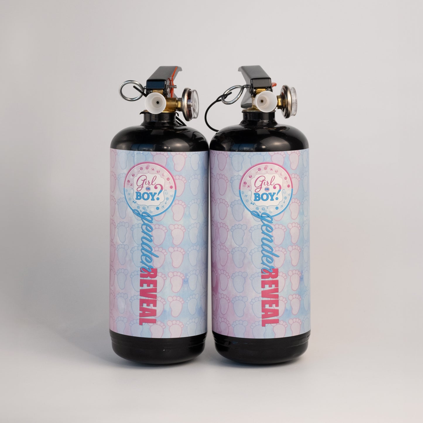 Mega Reveal Duo - 2 Large Extinguishers