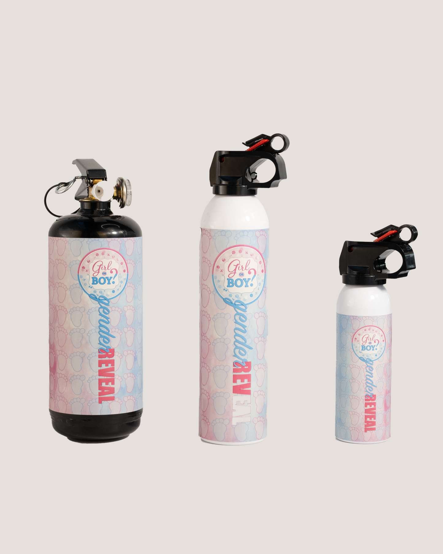 Small Gender Reveal Extinguishers