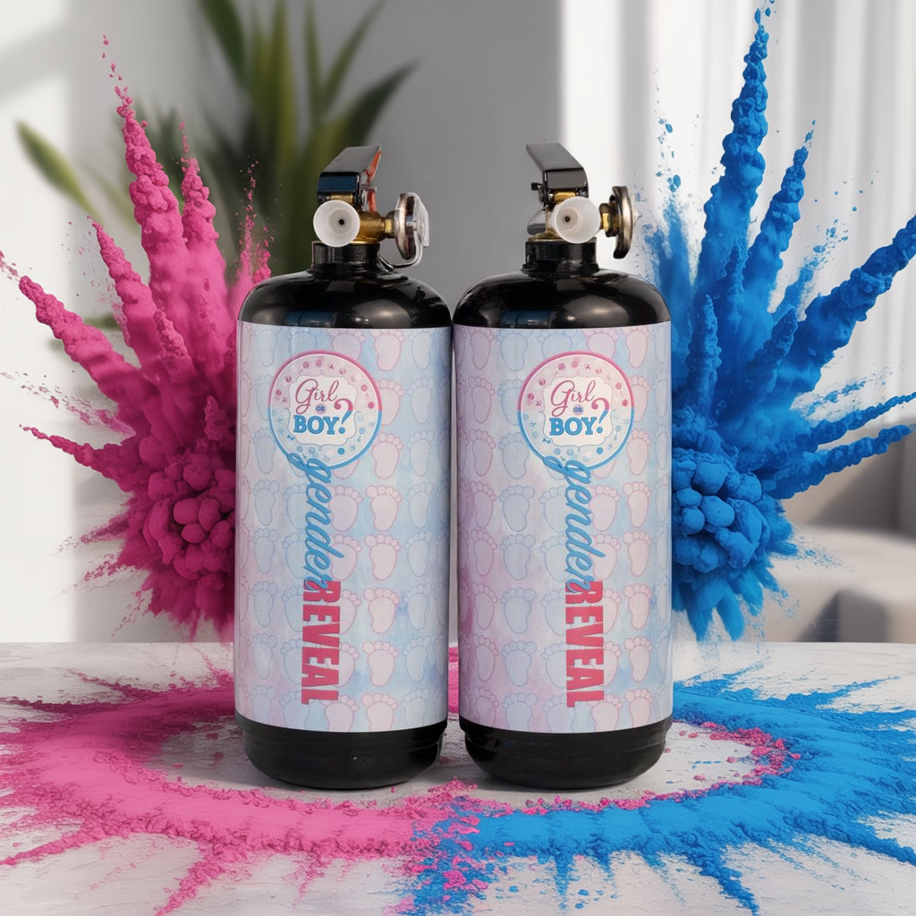 Mega Reveal Duo - 2 Large Extinguishers