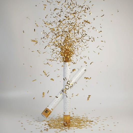 Gold Confetti Poppers