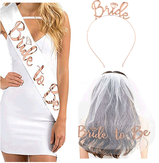 Bride Sash Set