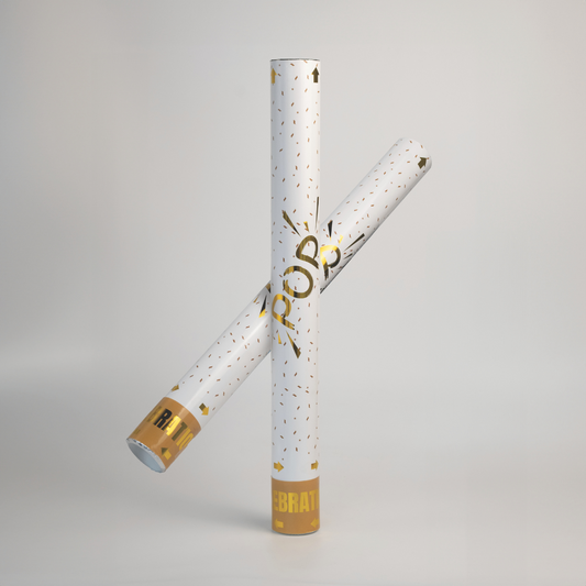 Gold Confetti Cannons (2 pack)