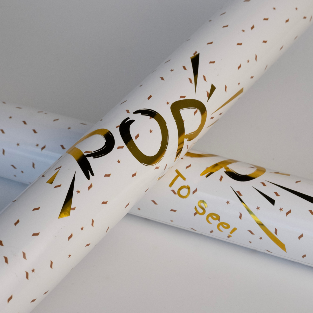 Gold Confetti Poppers