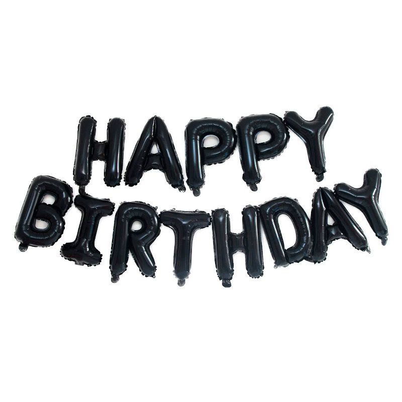 Happy Birthday Balloon Banner