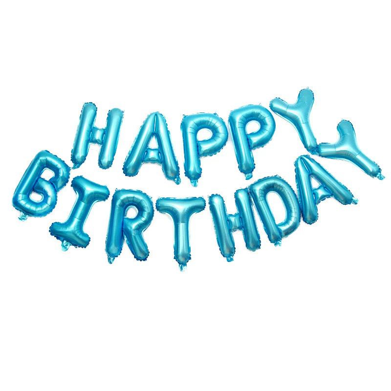 Happy Birthday Balloon Banner